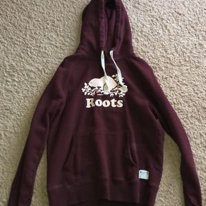 Roots Burgundy Hoodie
